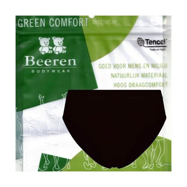 Sous-vêtements Beeren Green Comfort noir haut slip