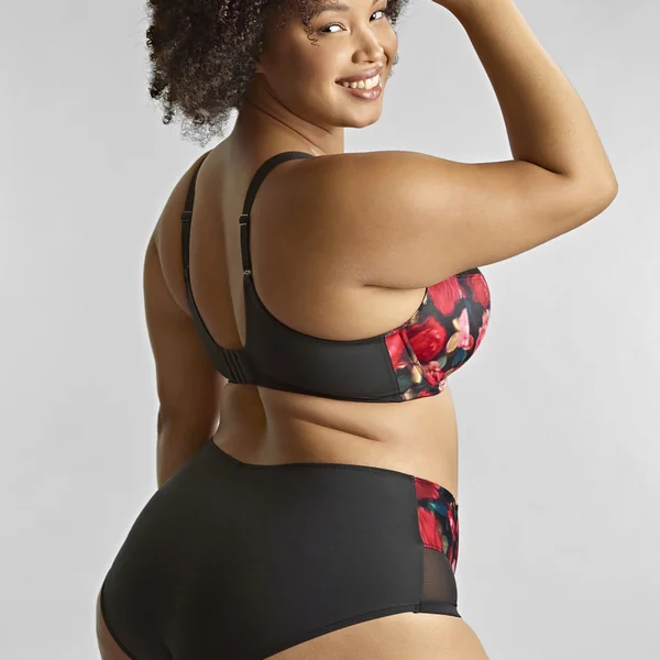Soutien Gorge emboîtant Bliss - Rose Print noir Sculptresse