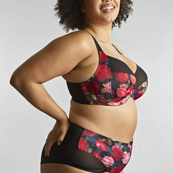 Soutien Gorge emboîtant Bliss - Rose Print noir Sculptresse