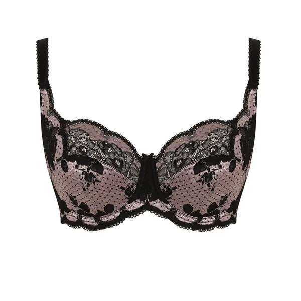 Soutien Gorge emboîtant Clara - Noir et Rose Panache Clara