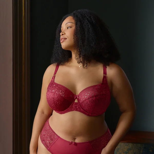 Soutien Gorge emboîtant Estel - Cherry red rouge Sculptresse