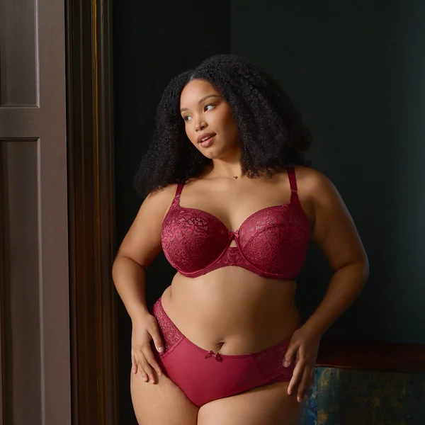 Soutien Gorge emboîtant Estel - Cherry red rouge Sculptresse