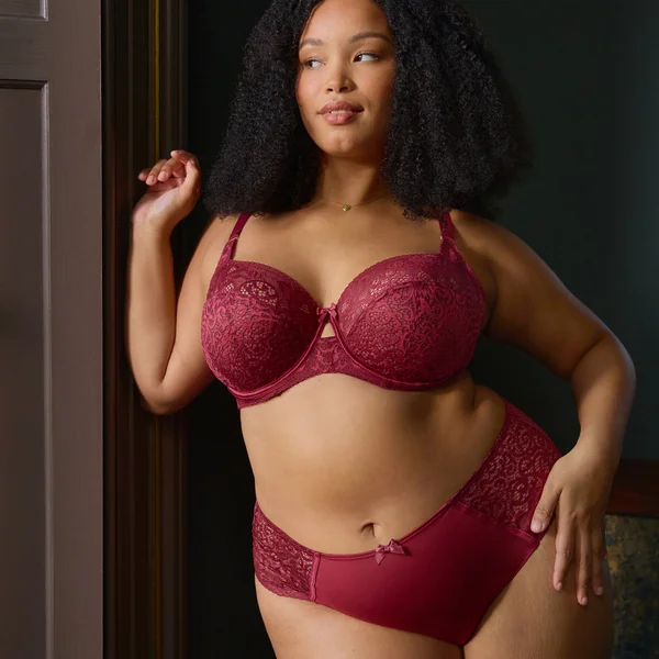 Soutien Gorge emboîtant Estel - Cherry red rouge Sculptresse