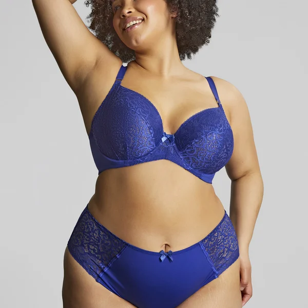 Soutien Gorge Plunge avec Armatures bleu roi Sculptresse