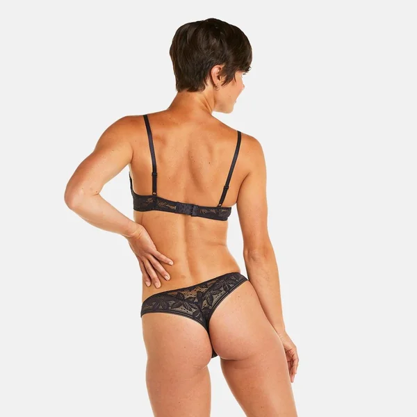 Soutien-gorge ampliforme coque moulée gris Paix Pomm Poire