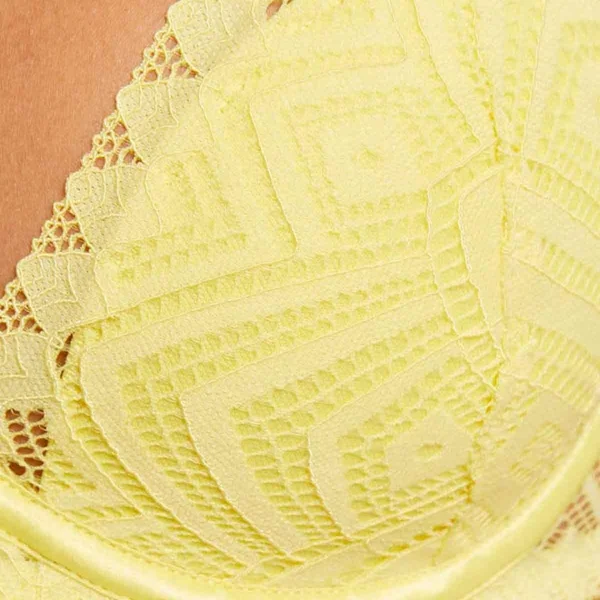 Soutien-gorge ampliforme coque moulée jaune Nina Morgan Lingerie