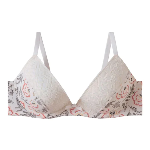 Soutien-gorge ampliforme coque moulée multico ivoire Palanquin multicolore Pomm Poire