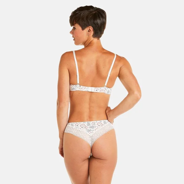 Soutien-gorge ampliforme coque moulée multico ivoire Palanquin multicolore Pomm Poire
