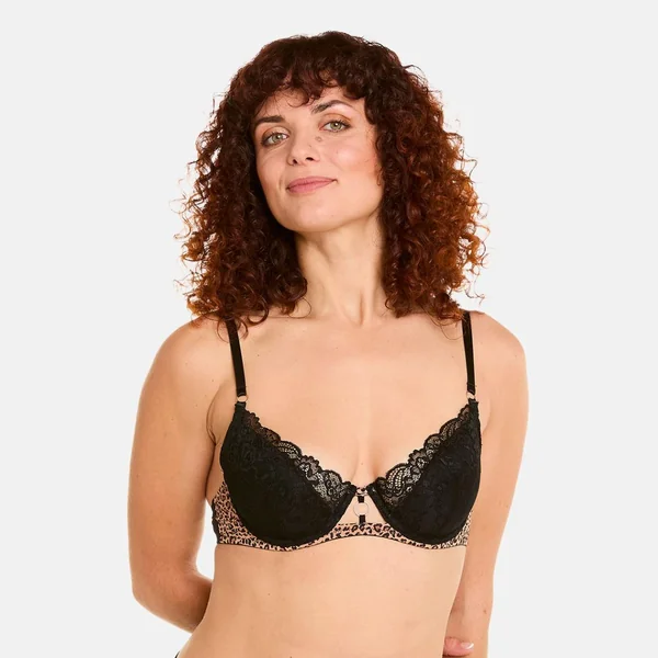 Soutien-gorge ampliforme coque moulée noir Samsara Pomm Poire