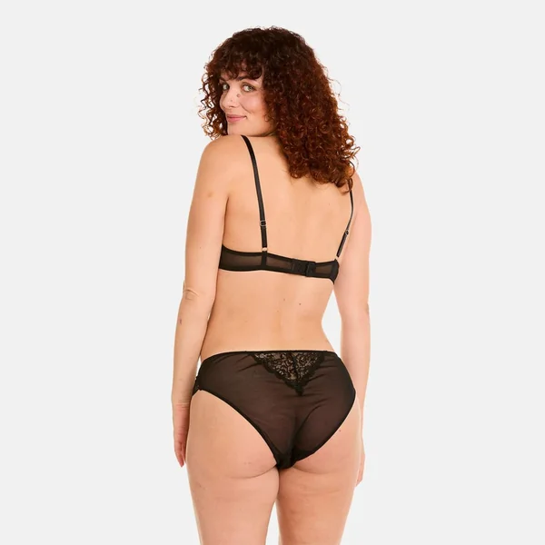 Soutien-gorge ampliforme coque moulée noir Samsara Pomm Poire