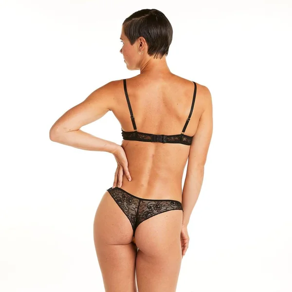 Soutien-gorge ampliforme coque moulée noir/jaune Tsunami Pomm Poire