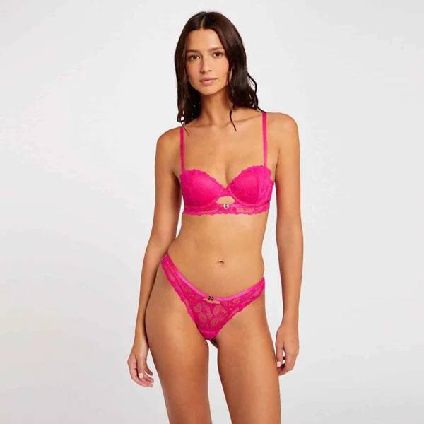 Soutien-gorge ampliforme coque moulée rose Ophélie Morgan Lingerie