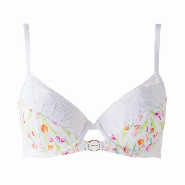Soutien-gorge ampliforme coque moulée tulipe Lina multicolore Morgan Lingerie