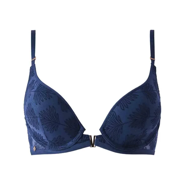Soutien-gorge ampliforme coques moulées bleu marine Alixa Morgan Lingerie