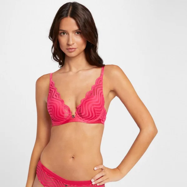 Soutien-gorge ampliforme coques moulées rose Romane Morgan Lingerie