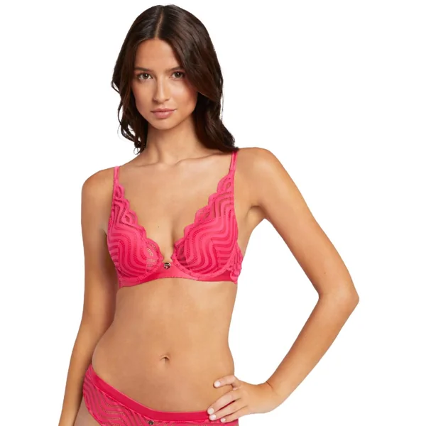 Soutien-gorge ampliforme coques moulées rose Romane Morgan Lingerie