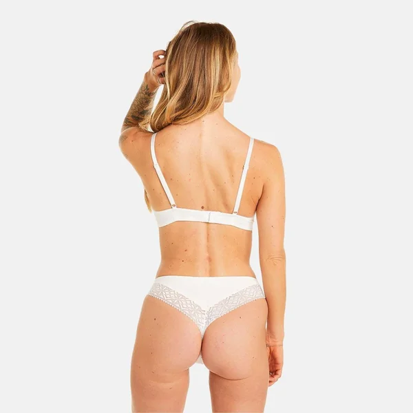 Soutien-gorge ampliforme coques souples ivoire Palanquin blanc Pomm Poire
