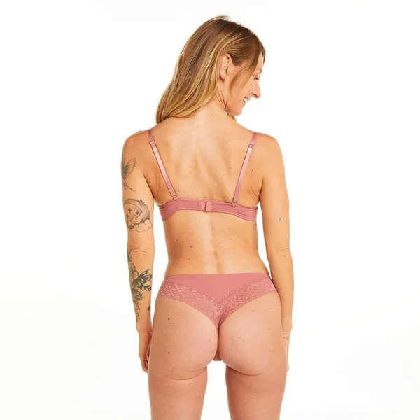 Soutien-gorge ampliforme coques souples terracotta Palanquin marron Pomm Poire