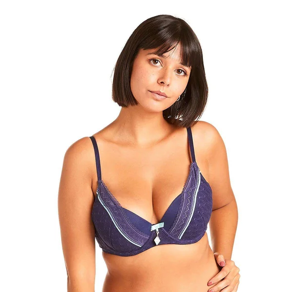 Soutien-gorge ampliforme marine Reveil