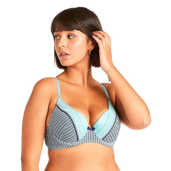 Soutien-gorge ampliforme turquoise Rose