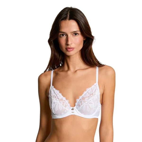 Soutien-gorge armatures blanc Melissa Morgan Lingerie