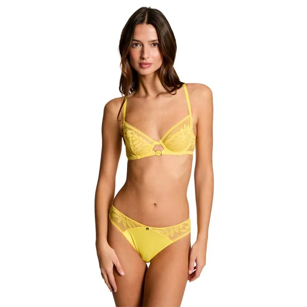 Soutien-gorge armatures jaune Lina Morgan Lingerie