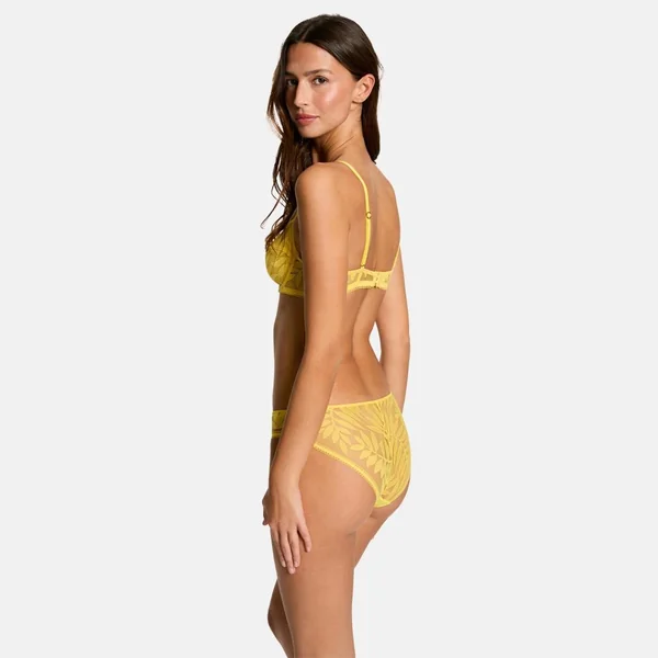Soutien-gorge armatures jaune Lina Morgan Lingerie