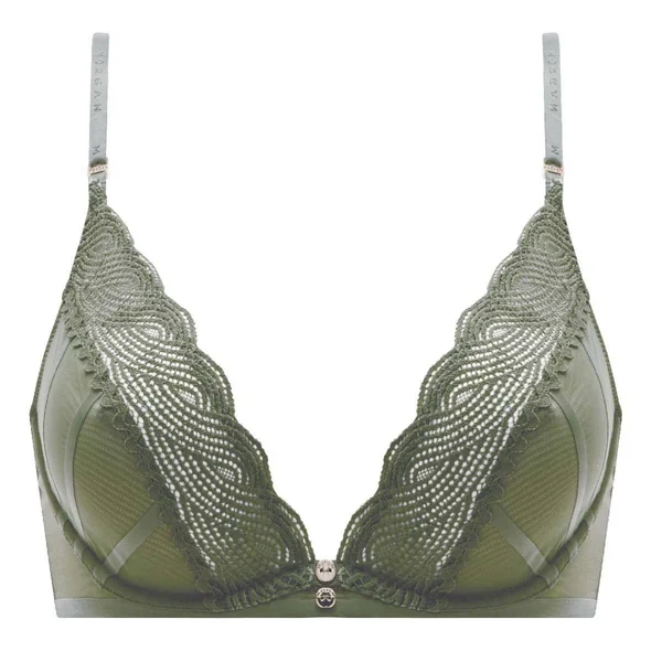 Soutien-gorge armatures kaki Lorie vert Morgan Lingerie