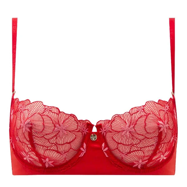 Soutien-gorge armatures rouge Amandine Morgan Lingerie