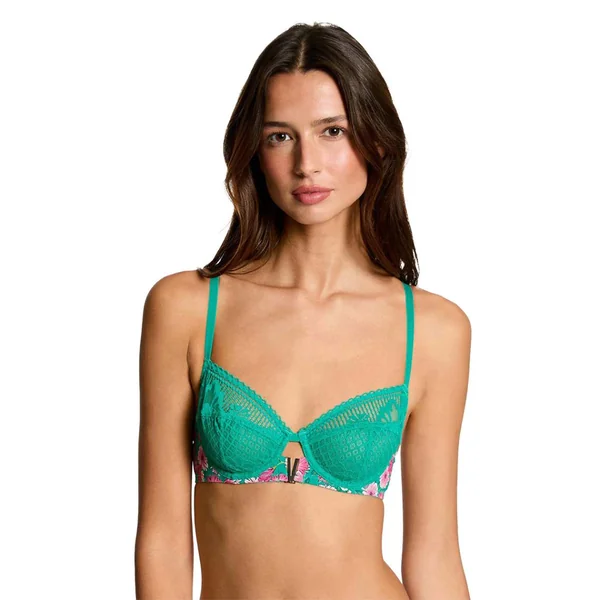 Soutien-gorge armatures vert Mathilde Morgan Lingerie