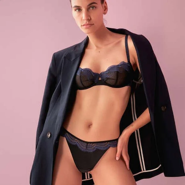 Soutien-gorge balconnet avec armatures noir Triumph