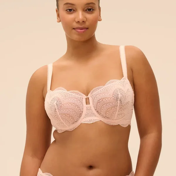 Soutien-gorge balconnet - Rose poudré Simone Pérèle