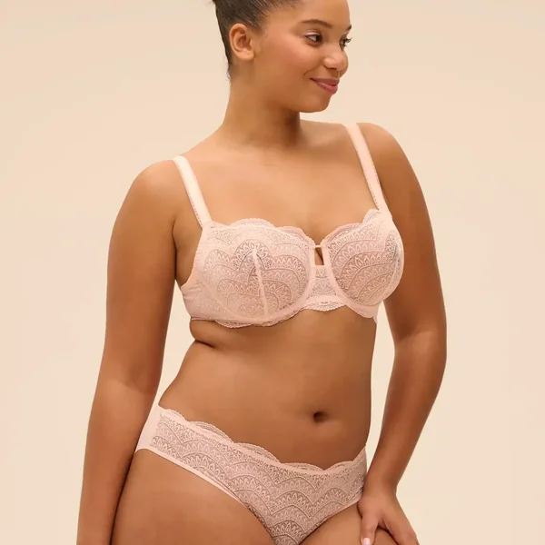 Soutien-gorge balconnet - Rose poudré Simone Pérèle