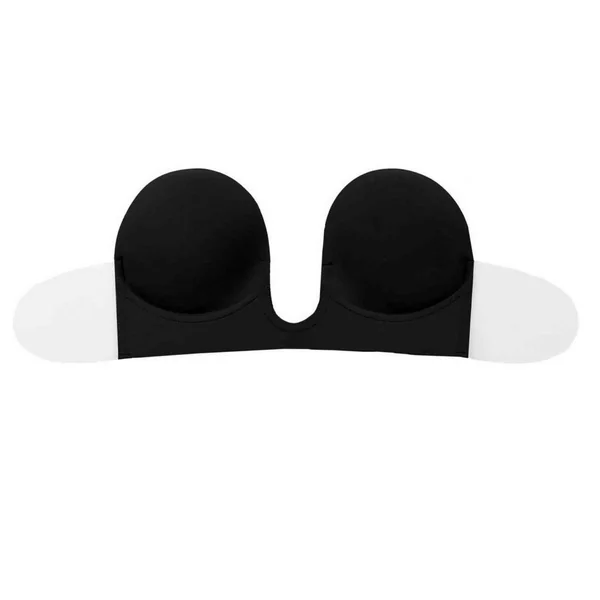 Soutien-gorge bandeau adhésif dos nu et décolleté plongeant