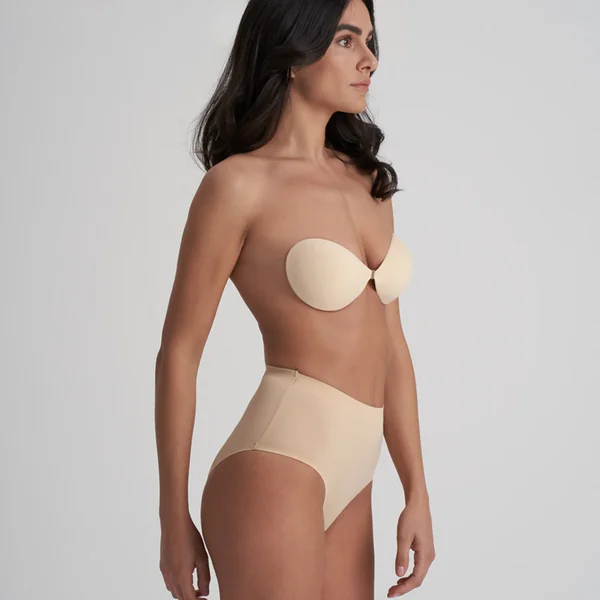 Soutien-gorge bandeau adhésif dos nu