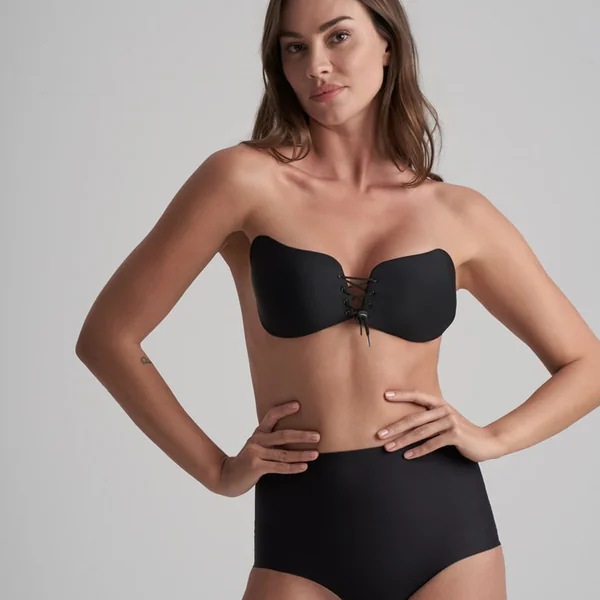 Soutien-gorge bandeau adhésif dos nu