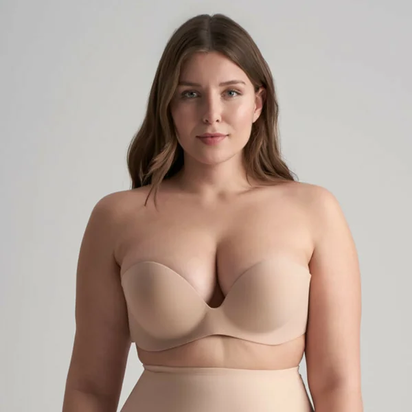 Soutien-gorge bandeau adhésif dos nu