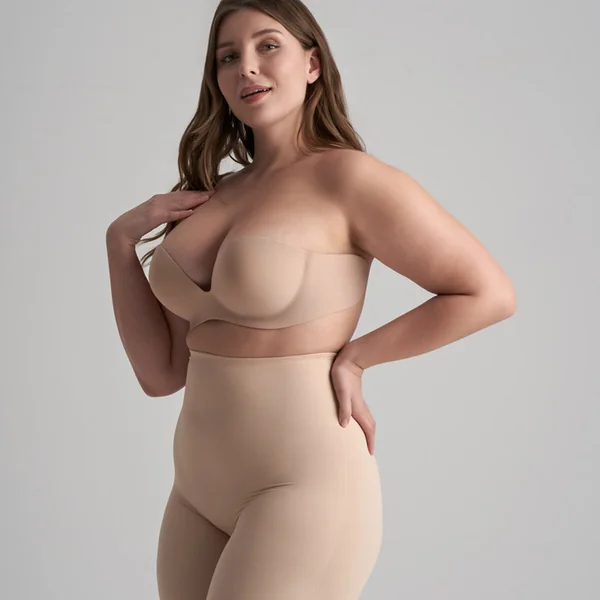 Soutien-gorge bandeau adhésif dos nu