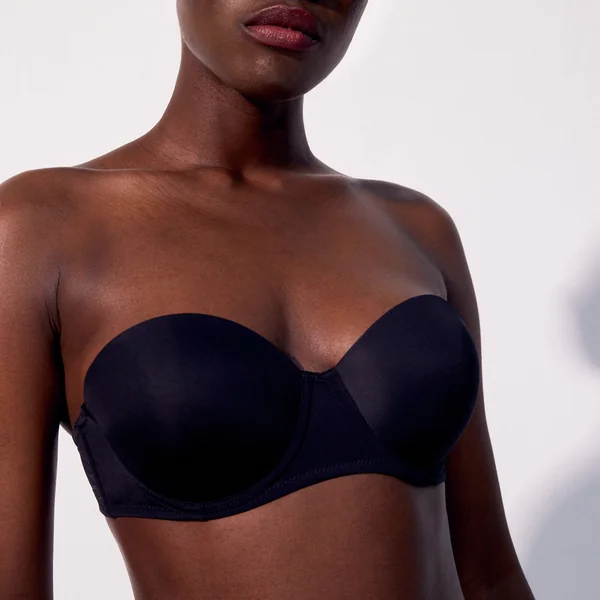 Soutien-gorge bandeau en microfibre