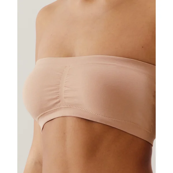 Soutien-gorge bandeau en seamless