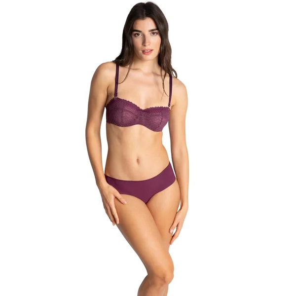 Soutien-gorge bandeau à armatures violet Passionata PILA