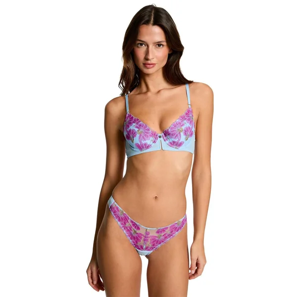 Soutien-gorge coques moulées bleu Clemence Morgan Lingerie