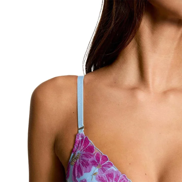 Soutien-gorge coques moulées bleu Clemence Morgan Lingerie