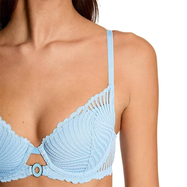 Soutien-gorge coques moulées bleu Garance Morgan Lingerie