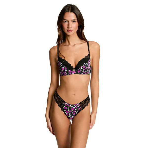 Soutien-gorge coques moulées noir Heloise Morgan Lingerie