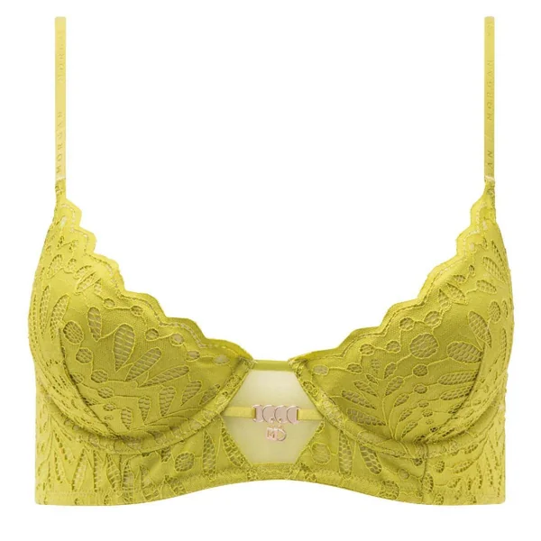 Soutien-gorge coques moulées vert Amelie Morgan Lingerie