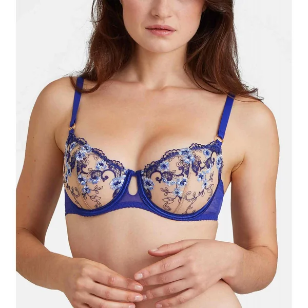 Soutien-gorge corbeille armatures Bleu