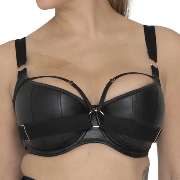 Soutien-gorge corbeille armatures demi-sein