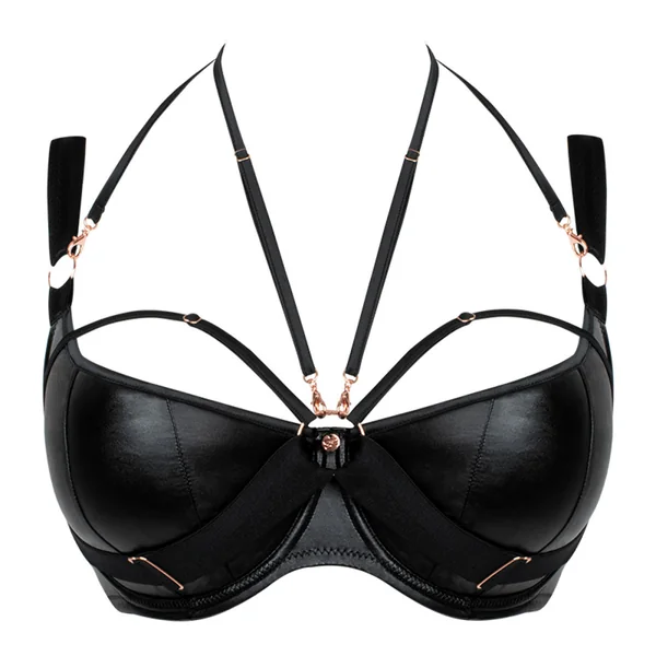 Soutien-gorge corbeille armatures demi-sein