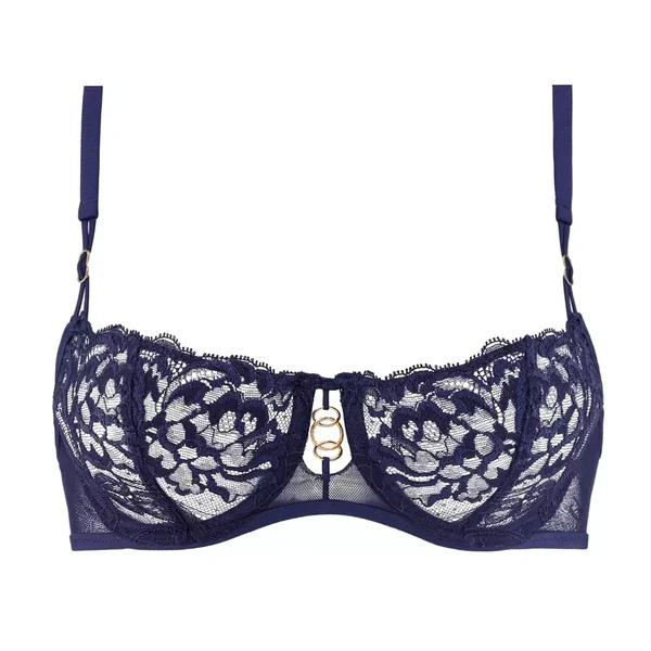 Soutien-gorge corbeille en dentelle bleu Aubade